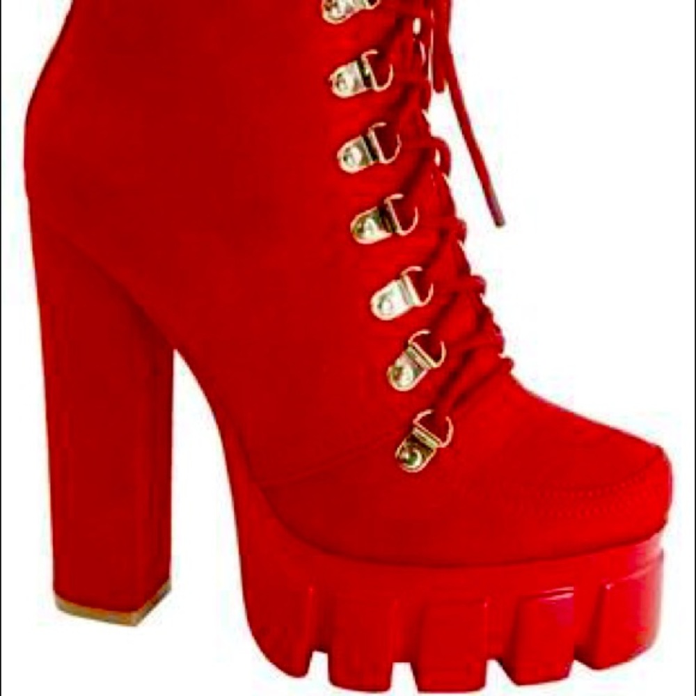 🔥New🔥Robyn Booties. Red - Picture 2 of 2